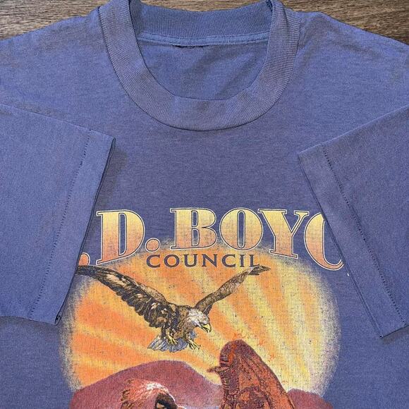 Vintage Boy Scouts W.D. Boyce Council Ingersoll Scout Reservation T-shirt - Picture 2 of 4